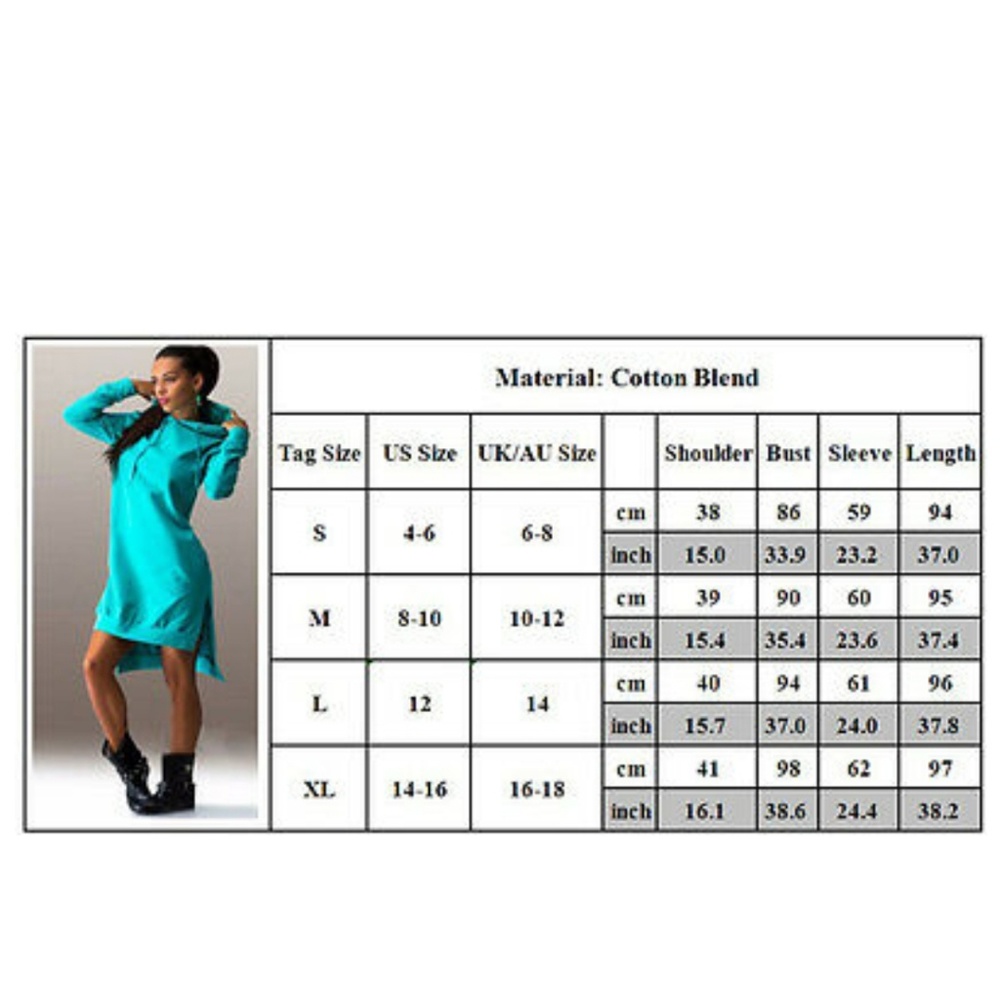 Cute Pullover Jumpsuit Dress Hooded - Picture 6 of 6
